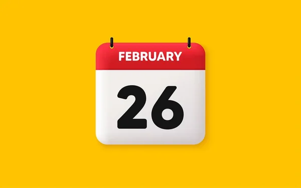 Ikona Data Kalendáře Den Ikoně Měsíce Datum Naplánování Události Schůzka — Stockový vektor