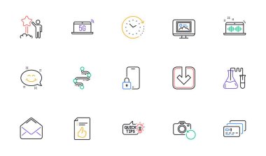 Zaman değişimi, Eğitim fikri ve internet sitesi ve baskı için Kurtarma fotoğrafı simgeleri. Kimya laboratuvarı koleksiyonu, Yıldız, Kart simgeleri. Kilit, zaman çizelgesi, fotoğraf küçük resim web elementleri. Müzik yapmak. Vektör