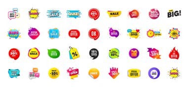 İndirimli flaş pankartlar. Reklam fiyatları etiketleri. Kara Cuma özel teklif etiketleri. İndirimli balon kuponu. Promosyon indirimli afiş şablonları tasarımı. Flaş teklif etiketi. Yeni anlaşma etiketi. Vektör