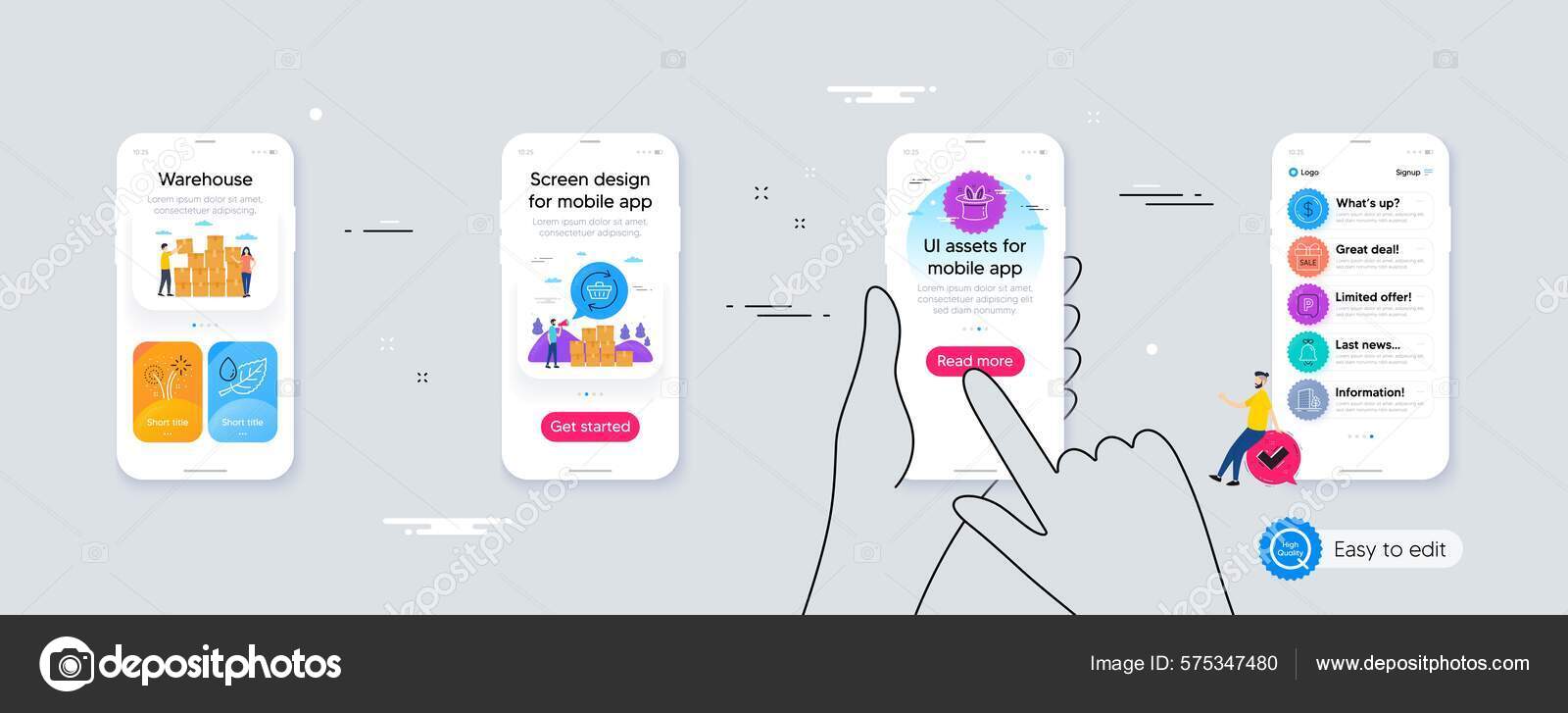 애플리케이션용 Dollar Money Bell 아이콘의 인터페이스 아이콘을 포함한다 재떨이 불꽃놀이 스톡 벡터 - ©Blankstock  575347480
