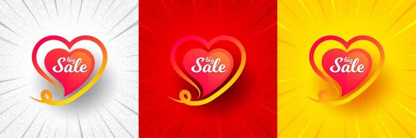 Big Sale Sticker Flash Offer Banner Coupon Poster Discount Banner — Vettoriale Stock