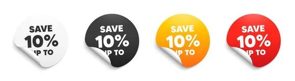 Percent Sticker Badge Offer Discount Sale Offer Price Sign Special — Stockvector