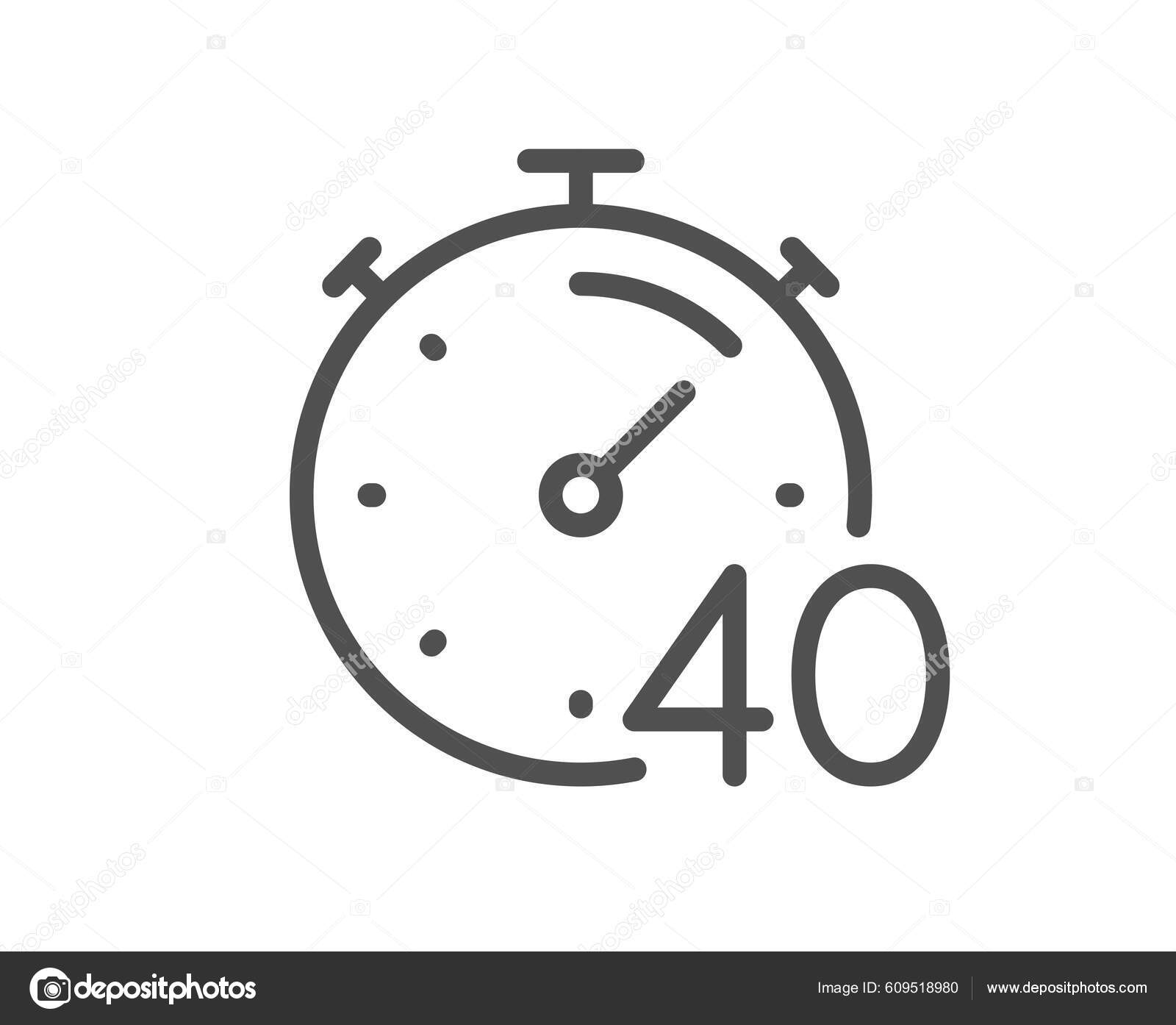 40 Min Vector Art Stock Images Depositphotos