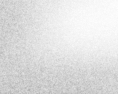 Nokta çalışması gradyan model vektör arka planı. Siyah gürültü noktaları benekler. Kum tanesi etkisi. Siyah noktalar grunge afişi. Soyut gürültü nokta çalışma kalıbı. Gradyan çemberler. Stokastik noktalı vektör arkaplanı