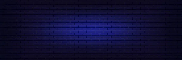 Néon Lumière Brique Motif Mur Arrière Plan Texture Mur Briques — Image vectorielle