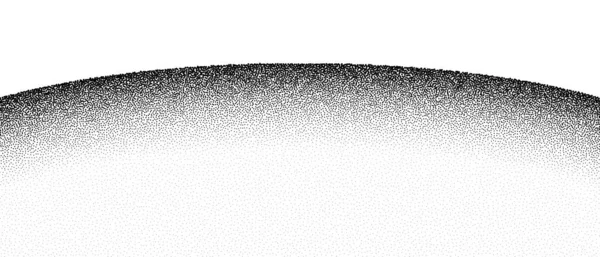 Horizon Grain Pattern Vector Background Black Noise Stipple Dots Desert — Stock Vector