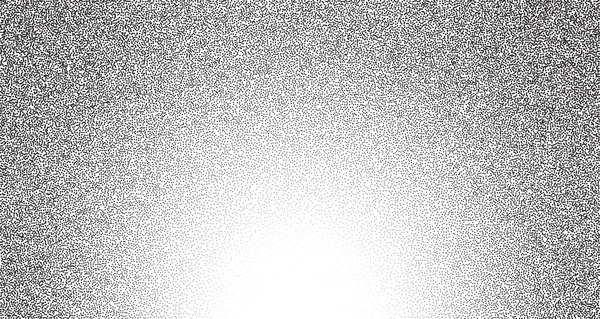 Dotwork Dégradé Motif Vectoriel Fond Des Pointillés Noirs Effet Grain — Image vectorielle