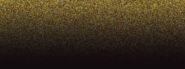 Gold Glitter Sparkles Background Noise Stipple Dots Gradient Pattern Golden — Stock Vector