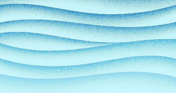 Κυματίζει Φόντο Μοτίβο Κόκκων Μπλε Κουκίδες Θορύβου Κυματιστή Επιφάνεια Φαινόμενο — Διανυσματικό Αρχείο