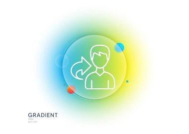 Referans satırı simgesini paylaş. Gradyan bulanıklık düğmesi ve cam morfizmi. Kullanıcı ya da işadamı imzası. Erkek silueti sembolü. Şeffaf cam tasarımı. Satır simgesini paylaş. Vektör