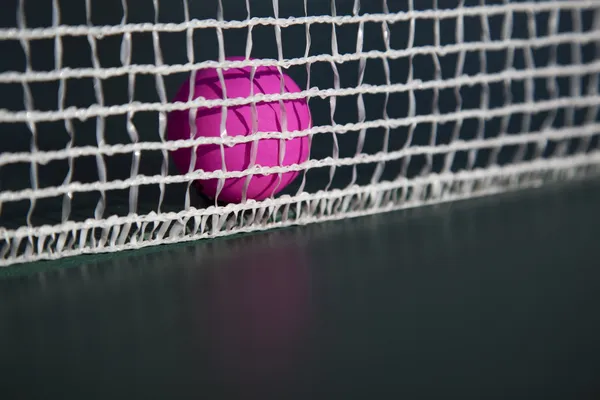 Pink table tennis ball