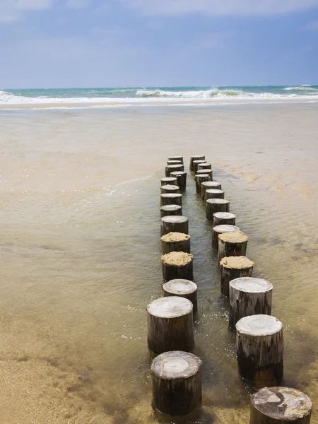 Praia de areia quebradiça Fotos De Bancos De Imagens