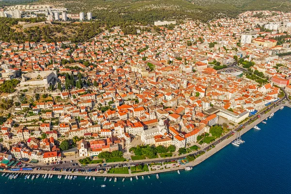 Sibenik 공중 — 스톡 사진