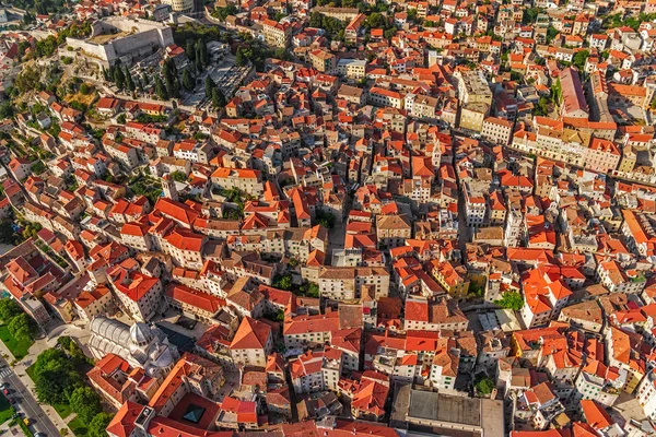 Sibenik aerial — Stock Photo, Image