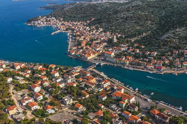 Tisno aerial — Stock Photo, Image