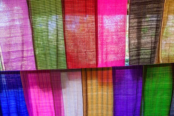 Colorful fabrics — Stock Photo, Image