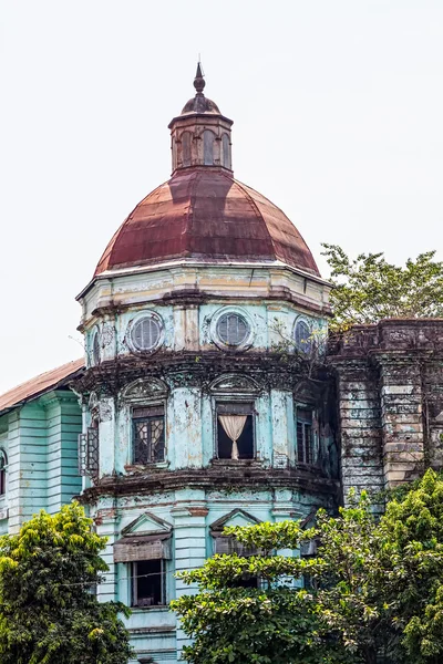 Yangon stará budova — Stock fotografie