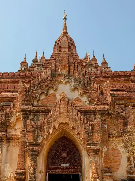 Tempio di Htilominlo Bagan — Foto Stock