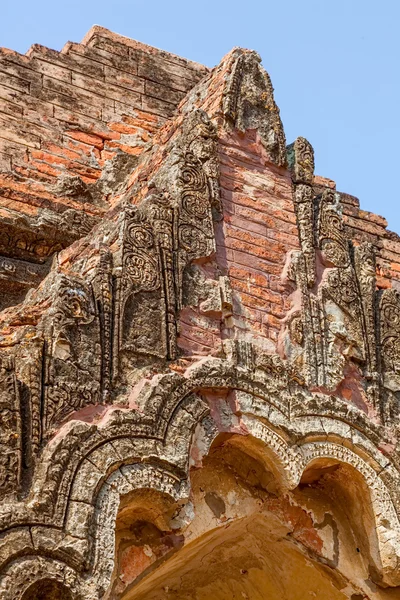 Tempio di Gubyaukgyi Bagan — Foto Stock