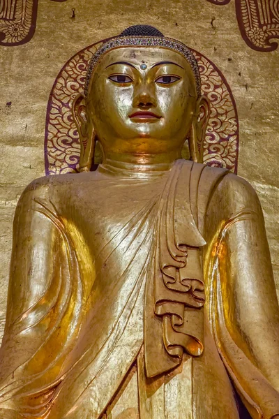 Ananda Temple - Old golden Budha — Stock Photo, Image
