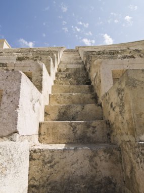 gökyüzü merdiven. Amman, Ürdün Roma amfi tiyatro detay