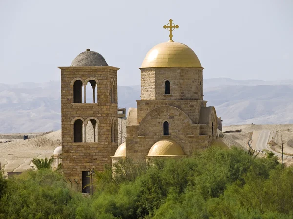 Lugar donde Jesús fue bautizado en Betania, Jordania — Foto de Stock