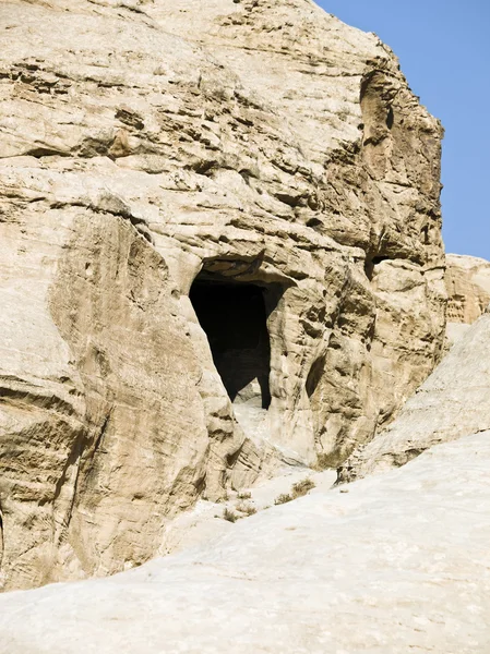 Petra in Jordan - tombs — Stock Photo, Image