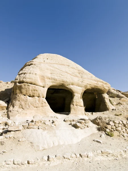 Petra in Jordan - tombs — Stock Photo, Image