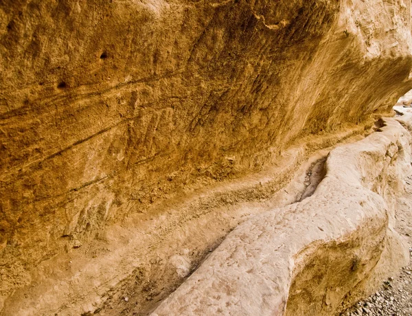 Acueducto de Nabatea en Petra, Jordania — Foto de Stock