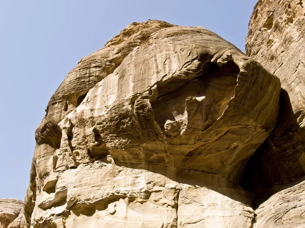 Petra na paisagem da Jordânia — Fotografia de Stock