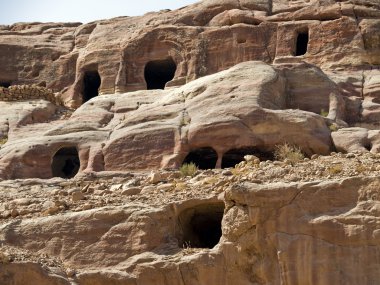 küçük mezarlar, petra Ürdün