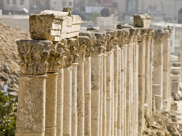 Αρχαίους δρόμους, Jerash — Φωτογραφία Αρχείου