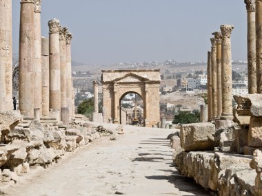 Roma şehrinde: jerash