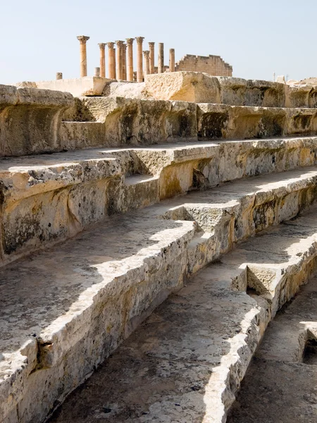 Amfitiyatro: jerash içinde — Stok fotoğraf