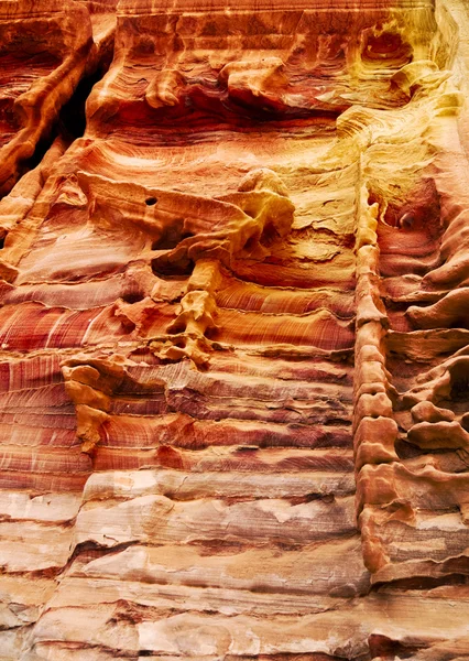 Вулиця фасадів, Петра Jordan — стокове фото