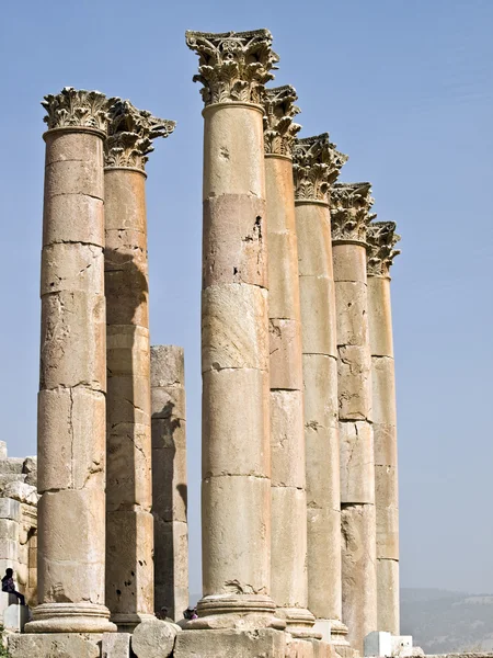 Tempel van artemis, jerash — Stockfoto