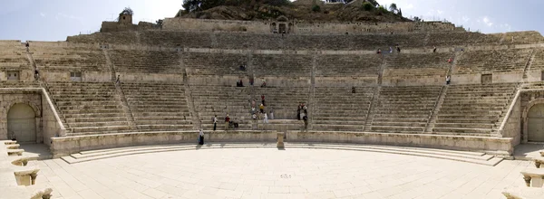 Római amfiteátrum a Amman, Jordan — Stock Fotó