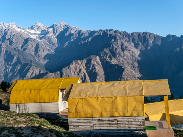 Dağ kampı - Himalayalar — Stok fotoğraf