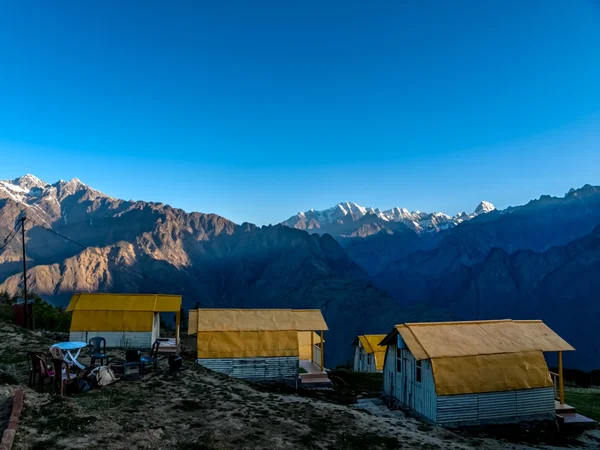 Campamento de montaña - Himalaya — Foto de Stock