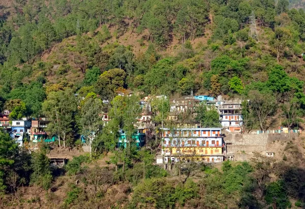 Piccola città Rudraprayag — Foto Stock