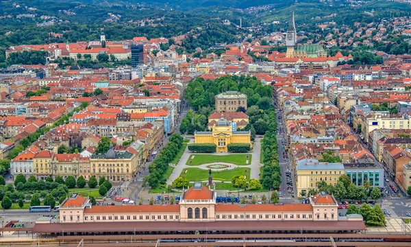 Konstpaviljong i Zagreb. Kroatien — Stockfoto