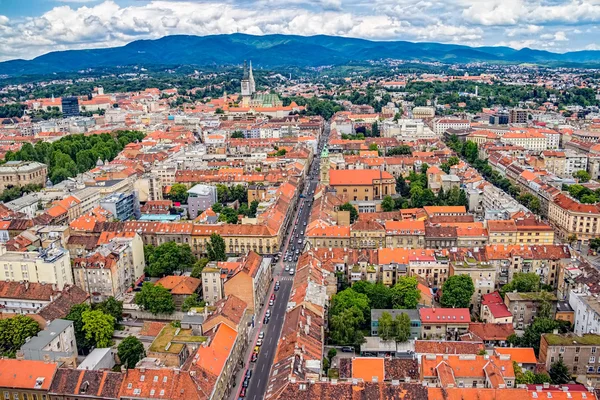 Zentrum von Zagreb — Stockfoto