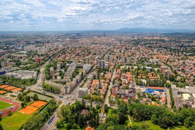 Zagreb havadan görünümü