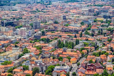 Zagreb havadan görünümü