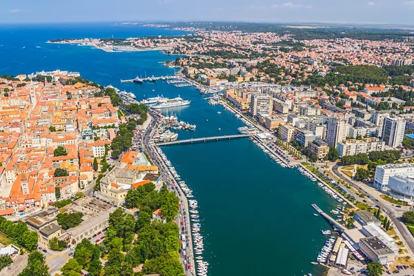 Zadar-Antenne — Stockfoto