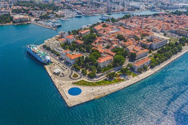 Zadar aerial clipart