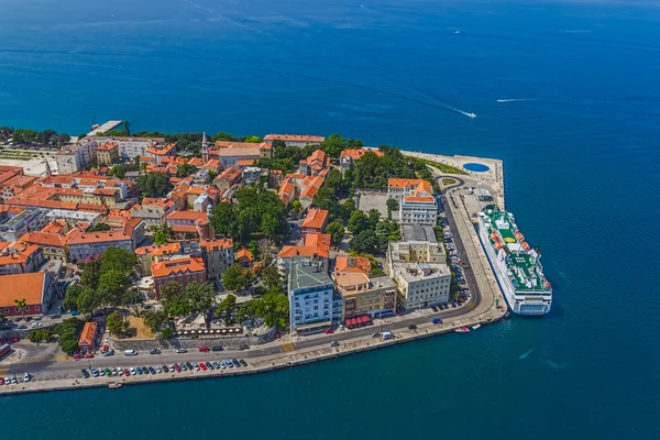 Zadar antenowe — Zdjęcie stockowe