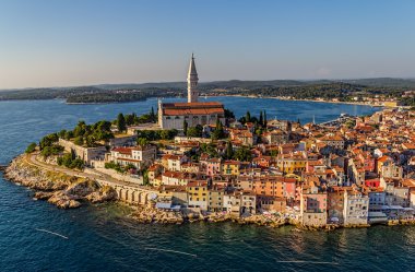 Rovinj, Hırvatistan Hava ateş