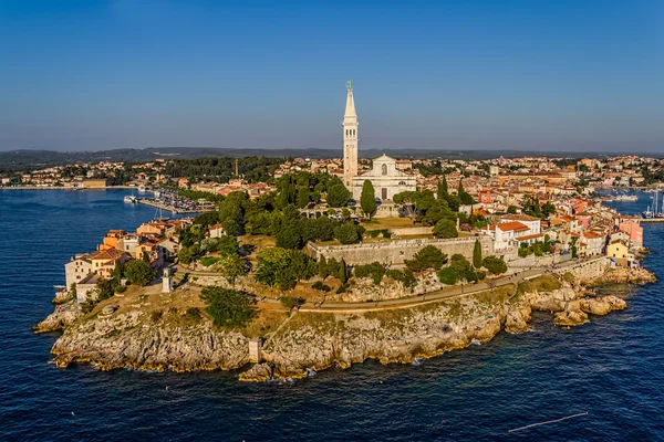 Rovinj, 크로아티아의 공중 촬영 — 스톡 사진