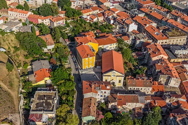 Antenowe panorama Pula — Zdjęcie stockowe